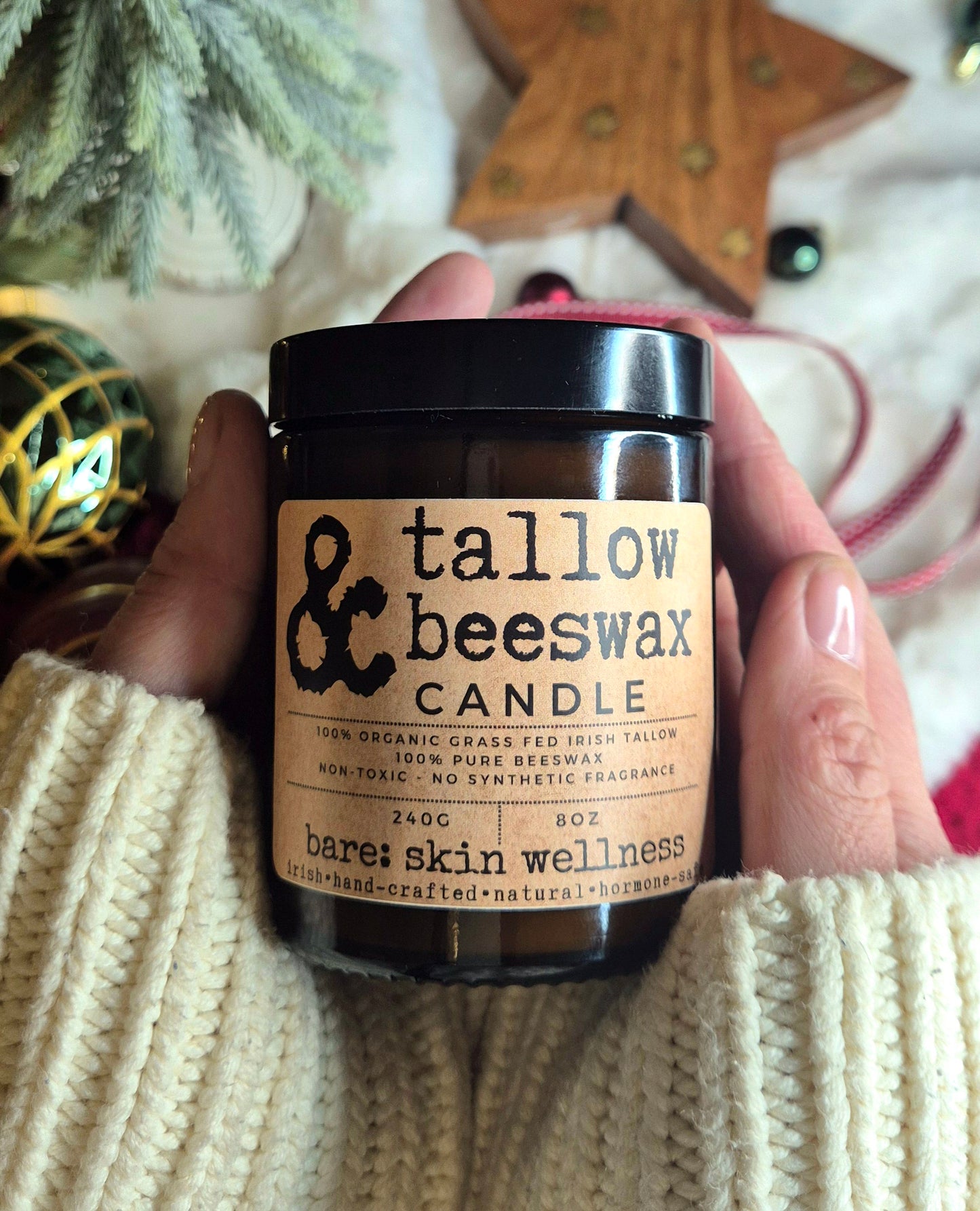 Tallow & Beeswax Candle