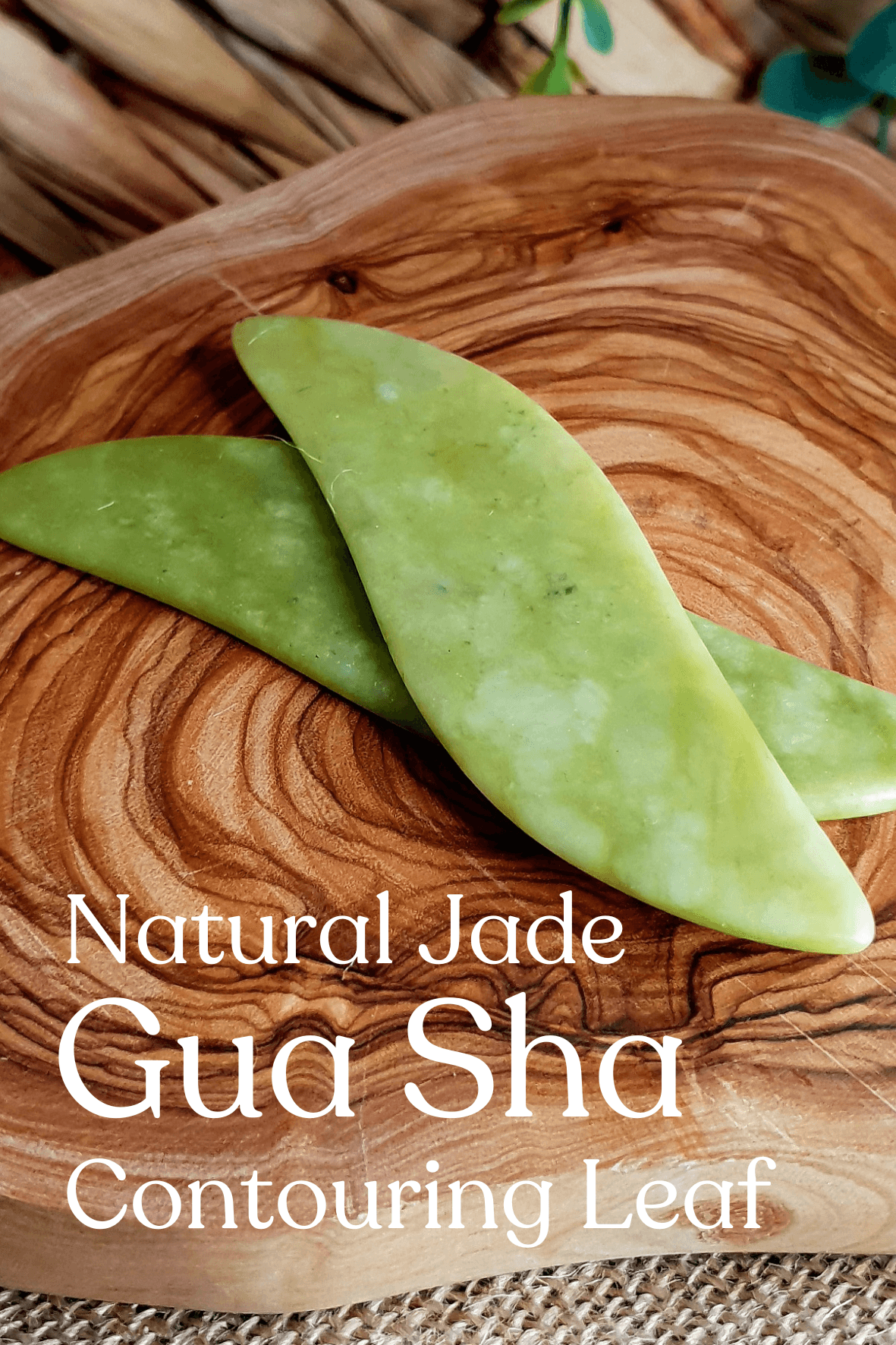 Jade Gua Sha Contouring Leaf